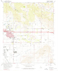 Sunnymead 1967 topographic map thumbnail
