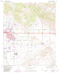 Sunnymead 1967 topographic map thumbnail