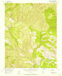 Sycamore Flat 1956 topographic map thumbnail