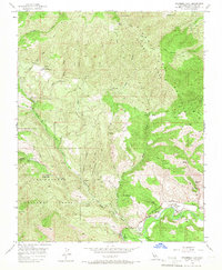 Sycamore Flat 1956 topographic map thumbnail