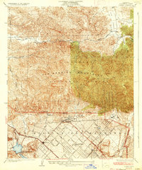 Sylmar 1935 topographic map thumbnail