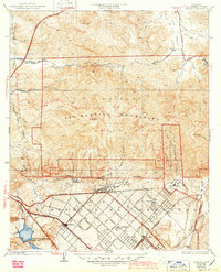 Sylmar 1935 topographic map thumbnail
