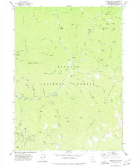 Tanners Peak 1977 topographic map thumbnail