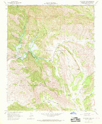 Tar Spring Ridge 1967 topographic map thumbnail