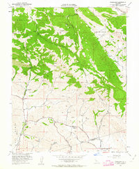 Tassajara 1953 topographic map thumbnail