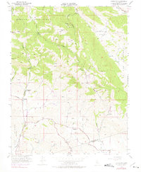 Tassajara 1953 topographic map thumbnail