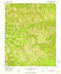 Tassajara Hot Springs 1956 topographic map thumbnail