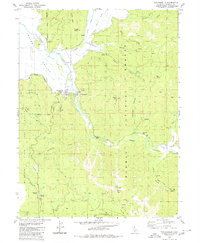 Taylorsville 1980 topographic map thumbnail