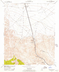 Tecuya Creek 1942 topographic map thumbnail