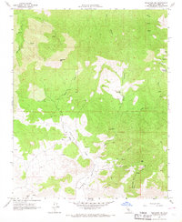 Tehachapi NE 1966 topographic map thumbnail