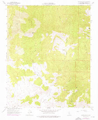 Tehachapi NE 1966 topographic map thumbnail