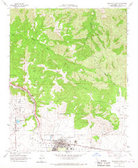 Tehachapi North 1966 topographic map thumbnail