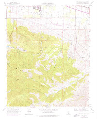 Tehachapi South 1966 topographic map thumbnail