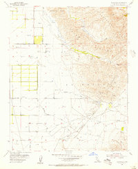 Tejon Hills 1955 topographic map thumbnail