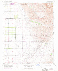 Tejon Hills 1955 topographic map thumbnail