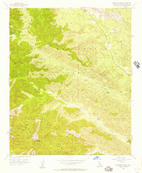 Telegraph Peak 1956 topographic map thumbnail