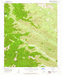 Telegraph Peak 1956 topographic map thumbnail