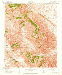 Tent Hills 1942 topographic map thumbnail