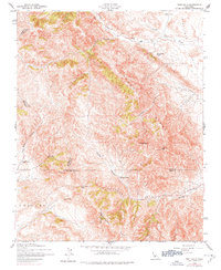 Tent Hills 1942 topographic map thumbnail