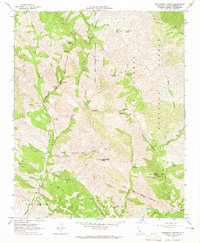 Tepusquet Canyon 1964 topographic map thumbnail