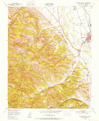 Thompson Canyon 1949 topographic map thumbnail