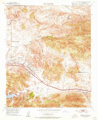 Thousand Oaks 1950 topographic map thumbnail