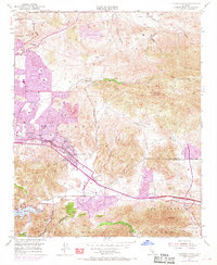 Thousand Oaks 1950 topographic map thumbnail