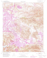 Thousand Oaks 1950 topographic map thumbnail