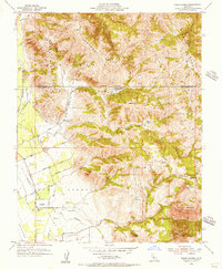 Three Sisters 1954 topographic map thumbnail