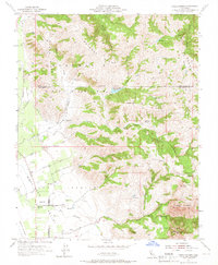 Three Sisters 1954 topographic map thumbnail