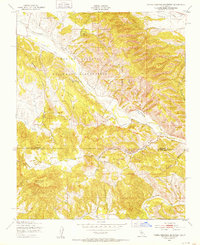 Tierra Redonda Mountain 1949 topographic map thumbnail