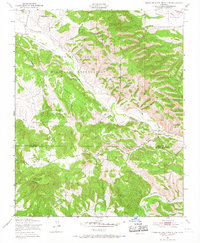 Tierra Redonda Mountain 1949 topographic map thumbnail