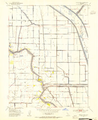 Tisdale Weir 1952 topographic map thumbnail