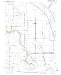 Tisdale Weir 1952 topographic map thumbnail