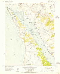 Tomales 1954 topographic map thumbnail