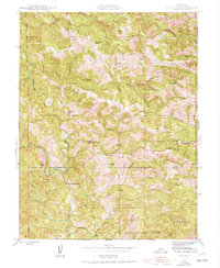 Tombs Creek 1943 topographic map thumbnail