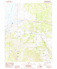 Toms Place 1984 topographic map thumbnail