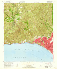 Topanga 1952 topographic map thumbnail