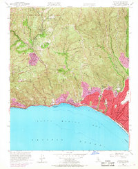 Topanga 1952 topographic map thumbnail