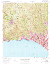 Topanga 1952 topographic map thumbnail