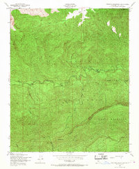 Topatopa Mountains 1943 topographic map thumbnail