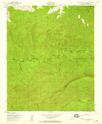 Topatopa Mountains 1943 topographic map thumbnail