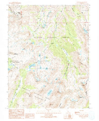 Tower Peak 1990 topographic map thumbnail