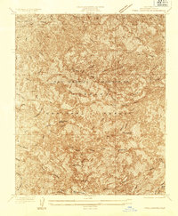 Trail Canyon 1935 topographic map thumbnail