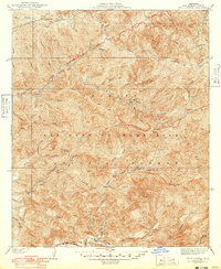 Trail Canyon 1940 topographic map thumbnail