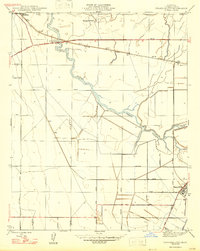 Tranquillity 1947 topographic map thumbnail