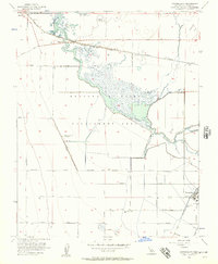 Tranquillity 1956 topographic map thumbnail