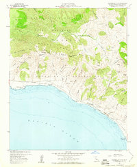 Tranquillon Mountain 1959 topographic map thumbnail