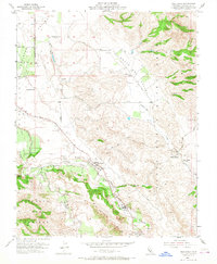 Tres Pinos 1955 topographic map thumbnail
