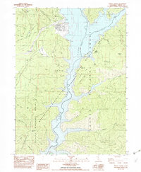 Trinity Center 1982 topographic map thumbnail